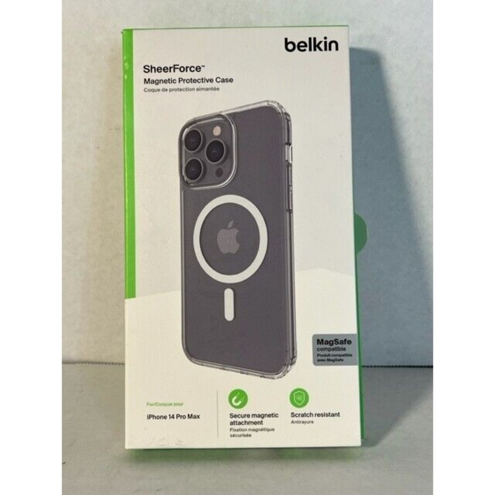 Belkin SHEERFORCE MagSafe Compatible Phone Case for iPhone 14 Pro Max